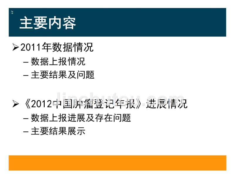 工作总结及肿瘤登记报情况课件_第2页