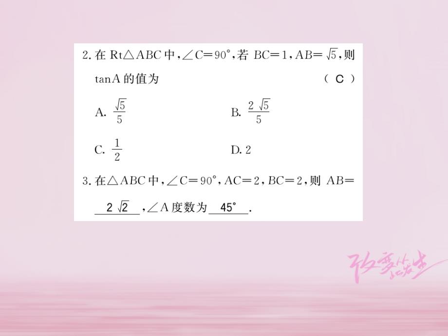 2018年秋九年级数学下册第一章直角三角形的边角关系1.4解直角三角形习题课件北师大版_第3页