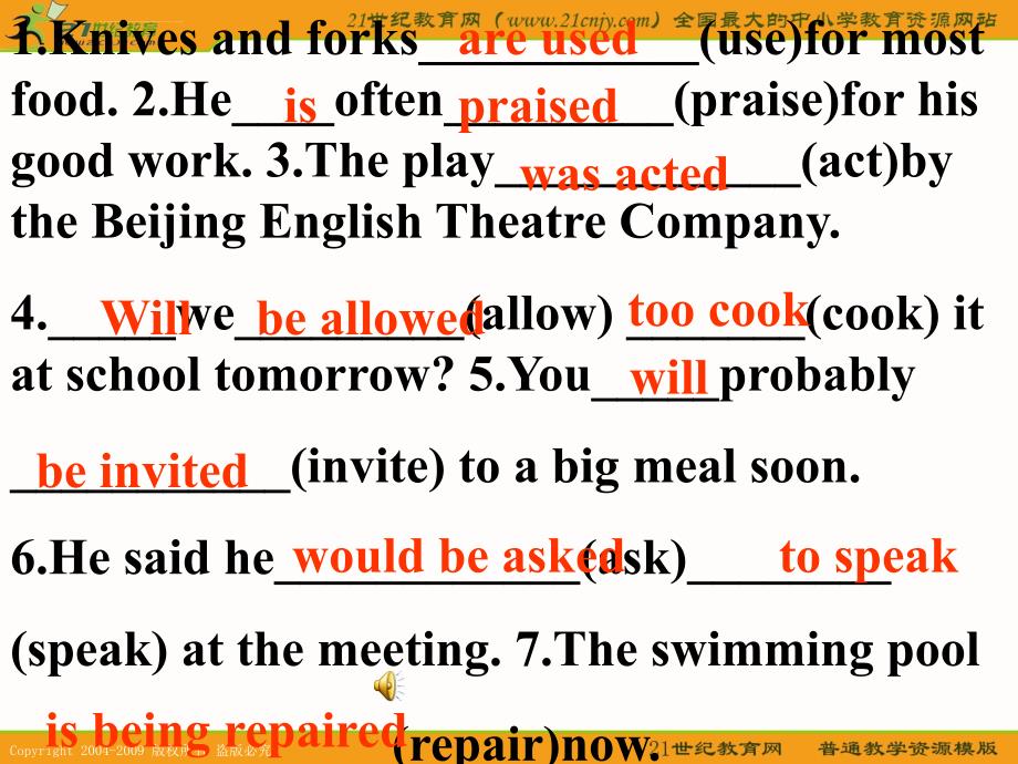 外研版英语课件九年级下module7unit3languagein_第2页