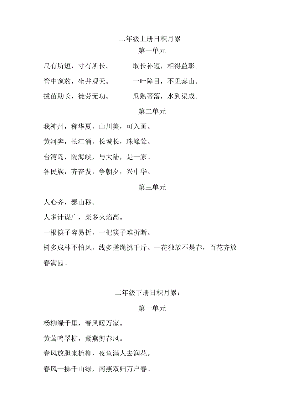 人教版小学1-6年级日积月累_第1页
