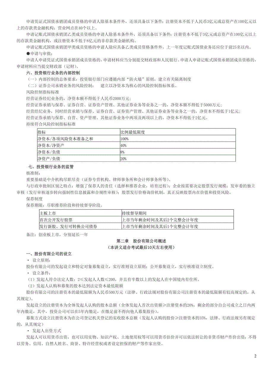 2012证券考试发行承销三色记忆法_第2页