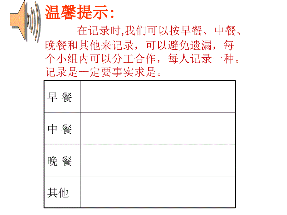 教科版小学科学四年级《一天的食物》课件_1_第4页