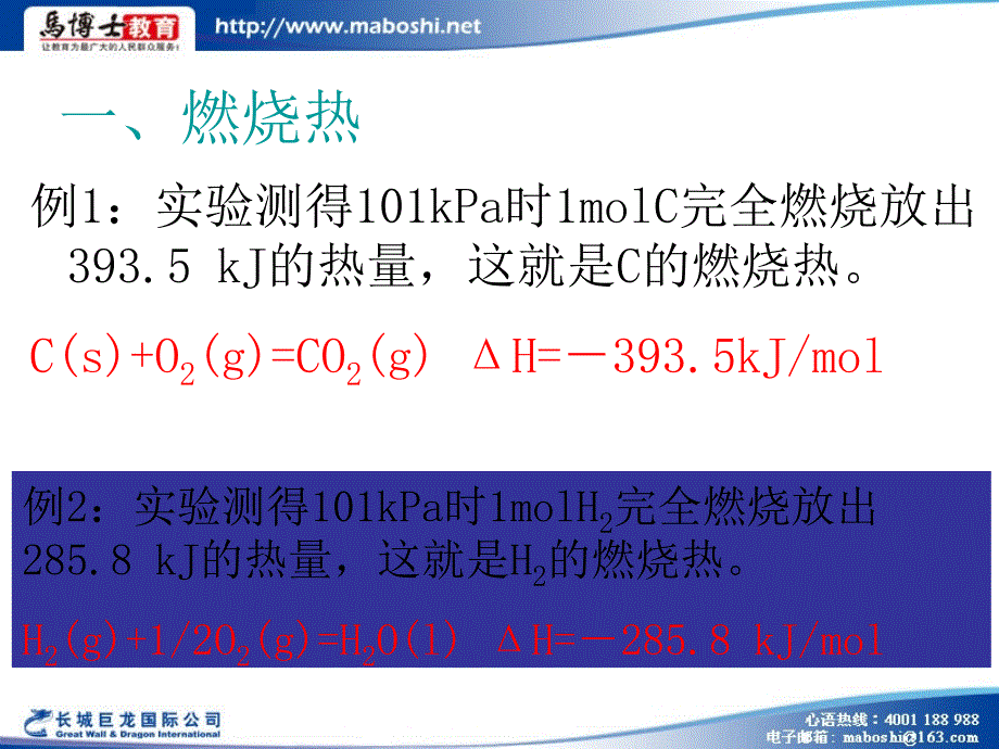 高中化学选修四课件12燃烧热能源（人教版）_第2页