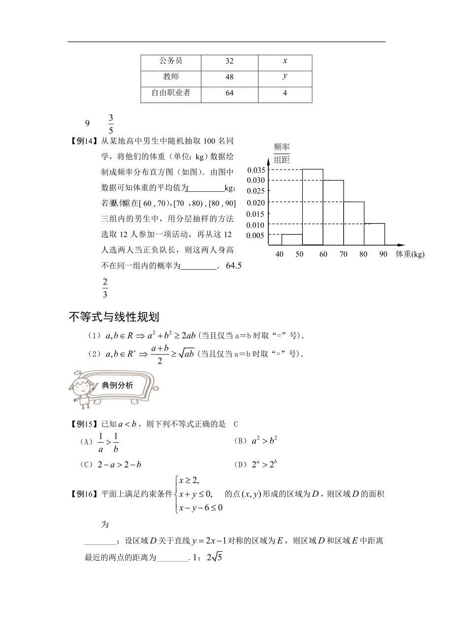 2012北京高考基础知识回归讲义教师版_第5页