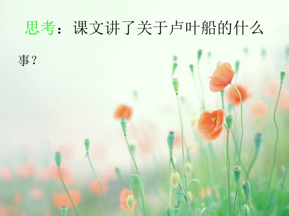 芦叶船课件小学语文冀教版四年级下册_第4页