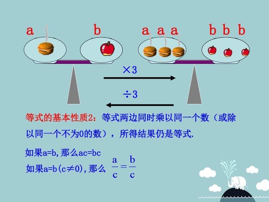 山东省新泰市龙廷镇中心学校20152016学年六年级数学上册41等式与方程（第2课时）课件鲁教版五四制_第5页