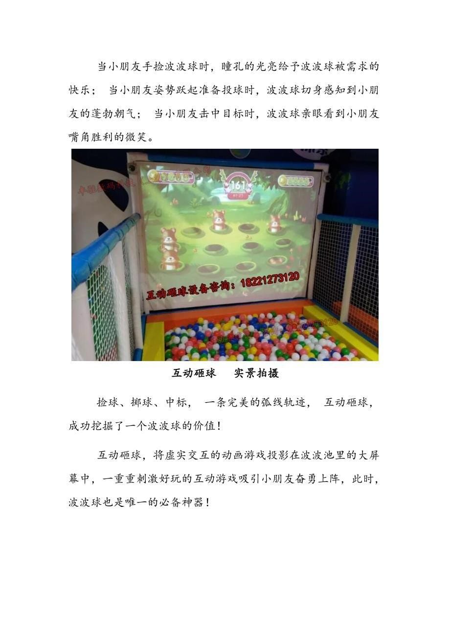 互动砸球体验馆----项目报告书公司名称：丰驻数码科技(上海)有限_第5页