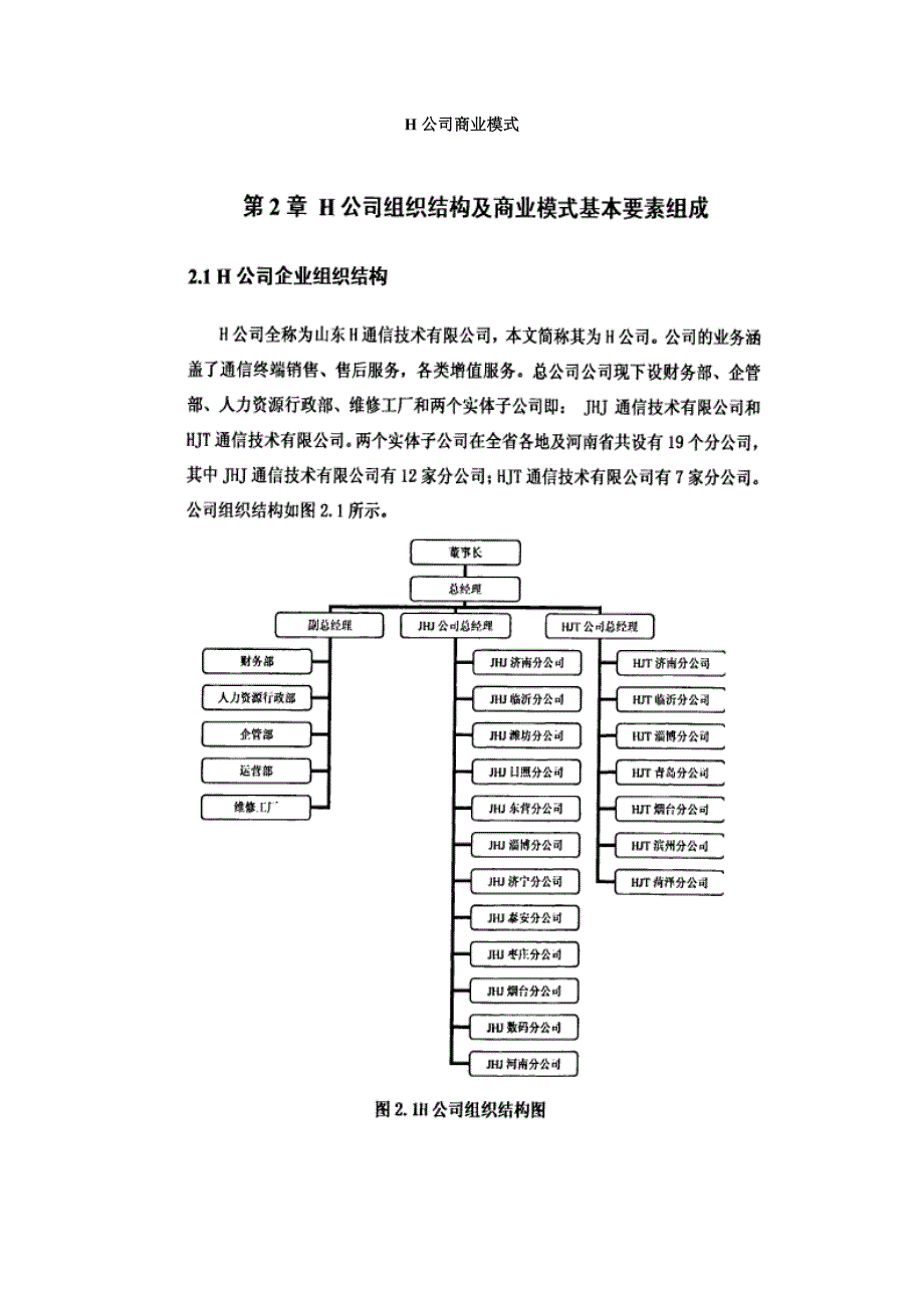 H公司商业模式_第1页