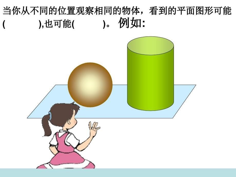 四年级数学观察物体课件冀教版四年级下册第一章_第5页