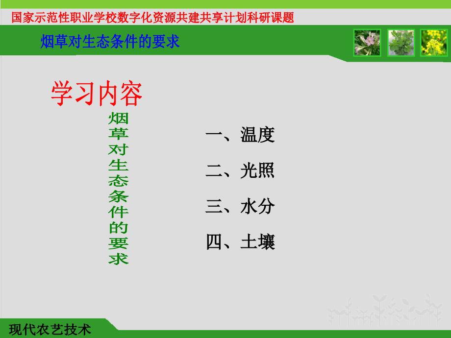 烟草对生态条件的要求_第3页