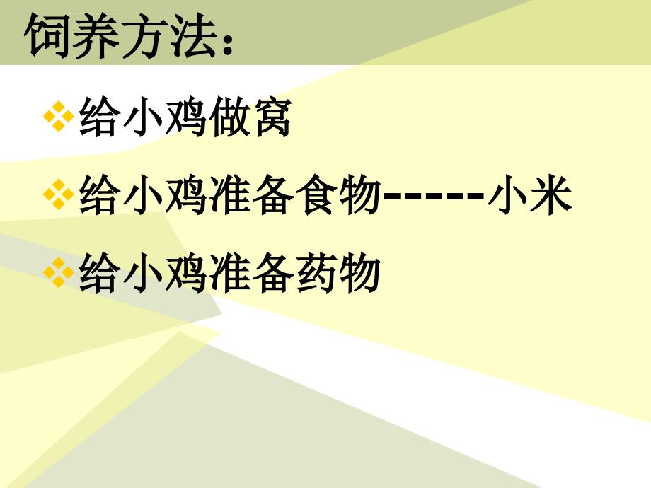 （冀教版）四年级科学下册课件养小鸡_第2页