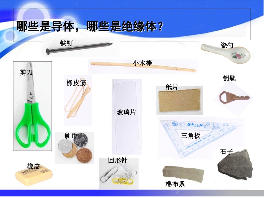 导体和绝缘体课件小学科学苏教版五年级上册_2_第3页