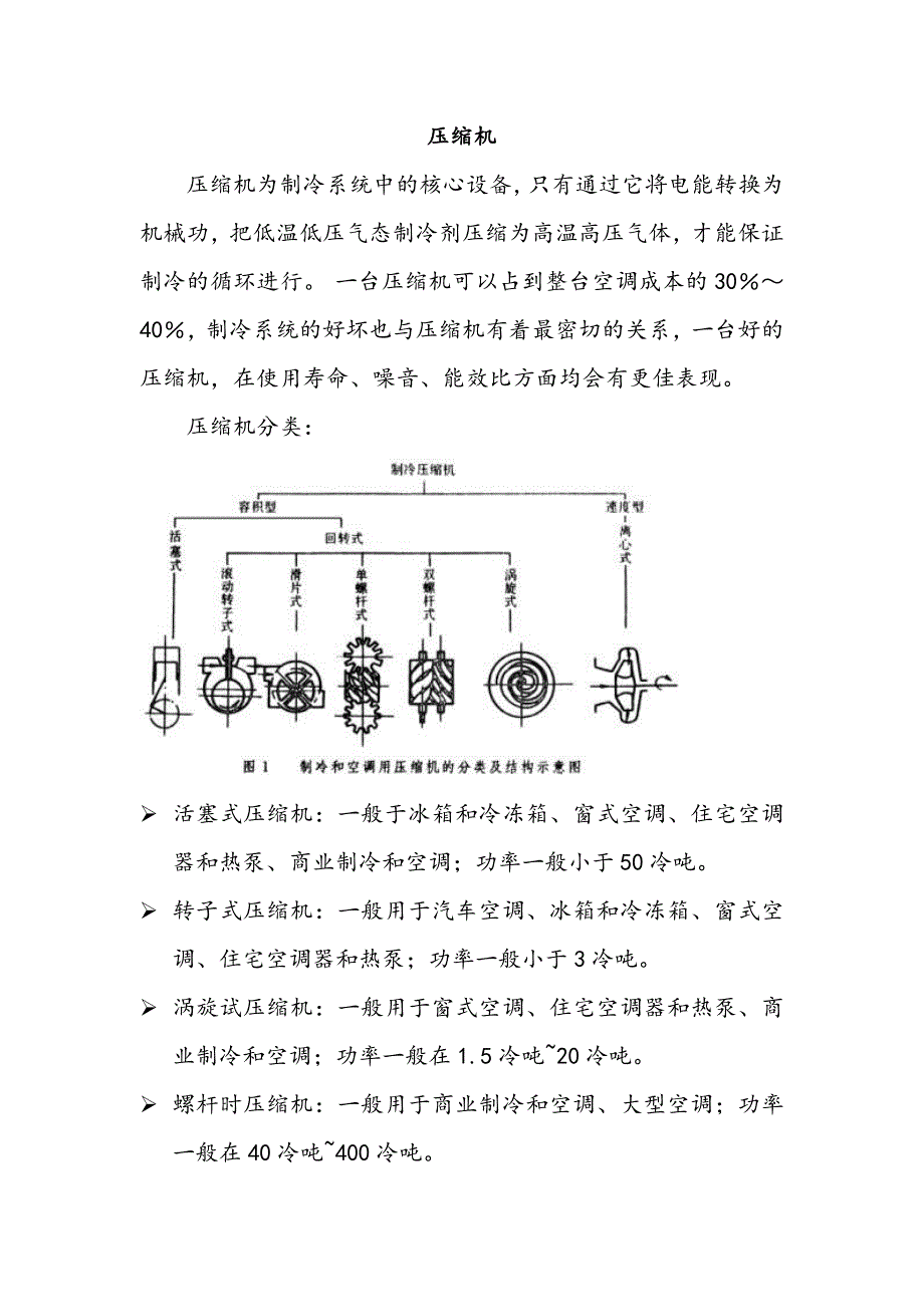 各大公司制冷压缩机介绍_第1页