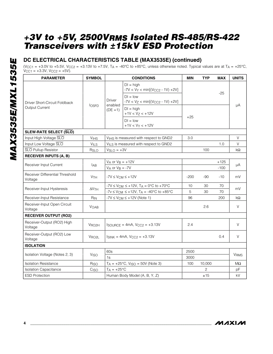 max3535e-mxl1535e_第4页