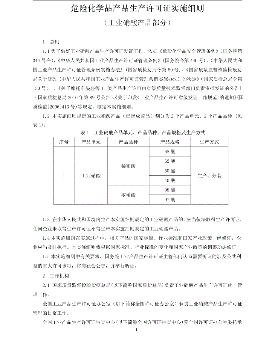 危险化学品_工业硝酸生产许可证实施细则_第4页