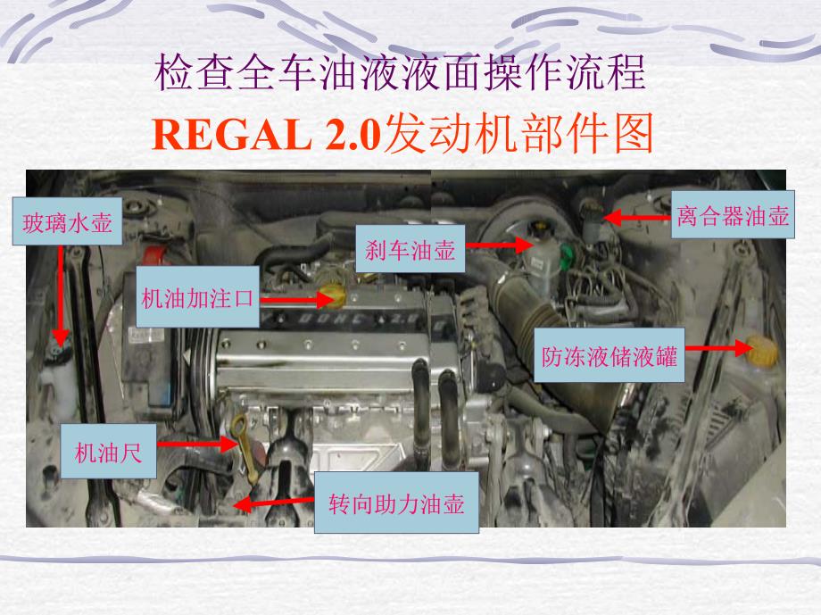 检查全车油液液面操作流程_第1页