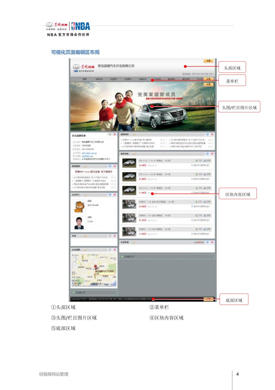 东风风神经销商网站后台管理教程_第4页