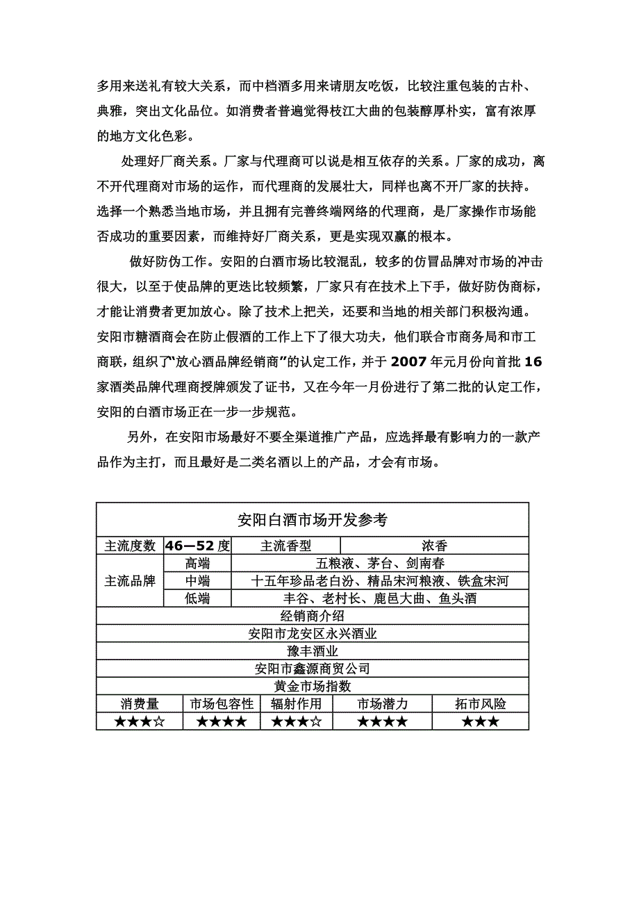 安阳白酒市场调查报告_第3页