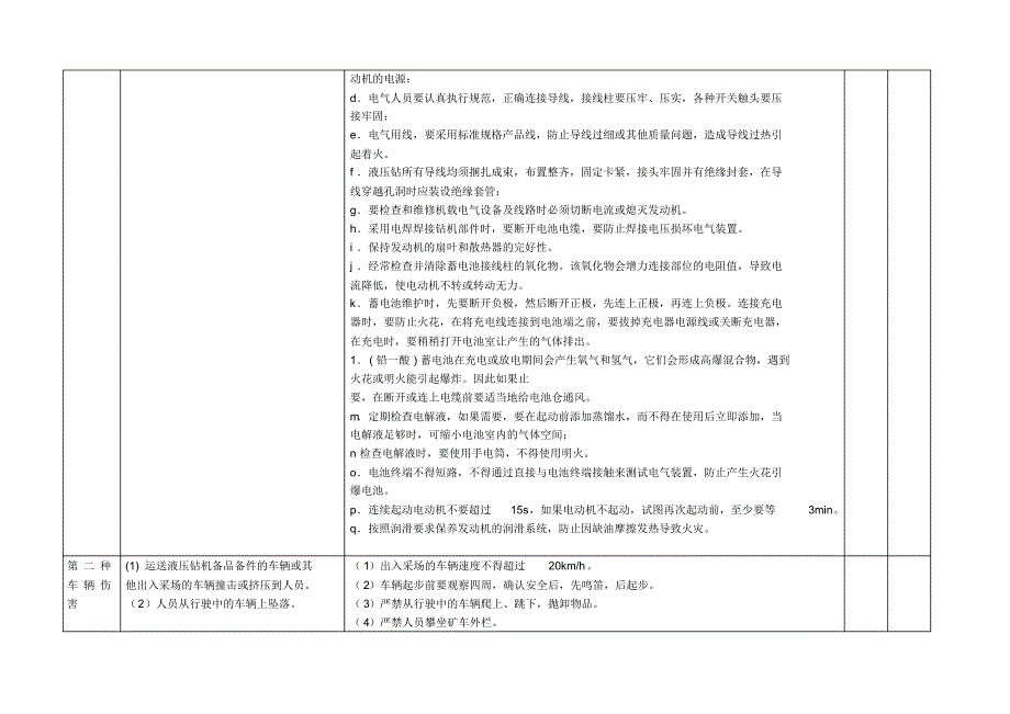 危险危害因素液压钻机_第2页