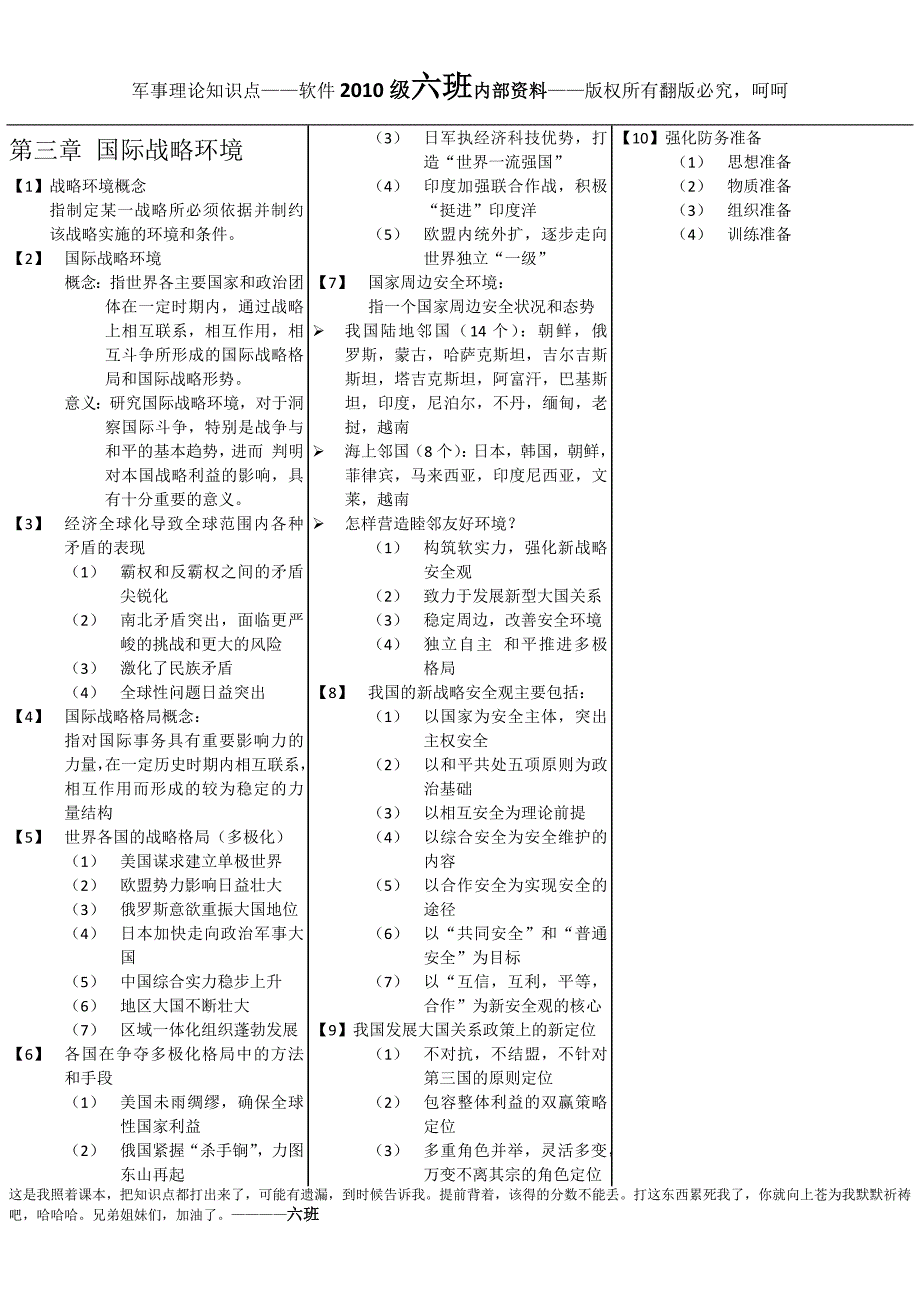 军事理论重点要点归纳_第3页