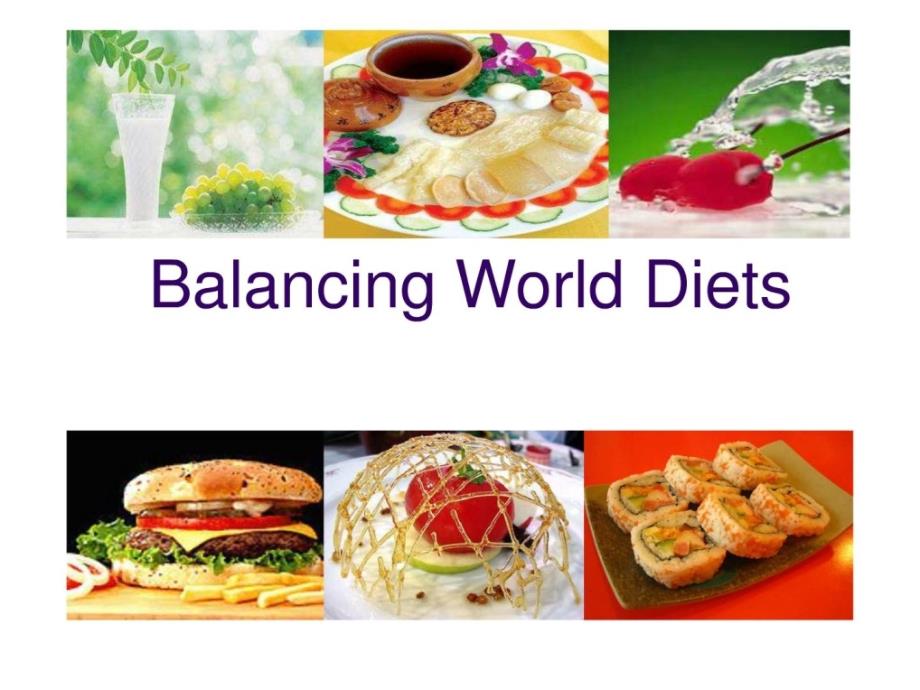 高一第一学期牛津英语morereading：balancing_world_diets_第1页
