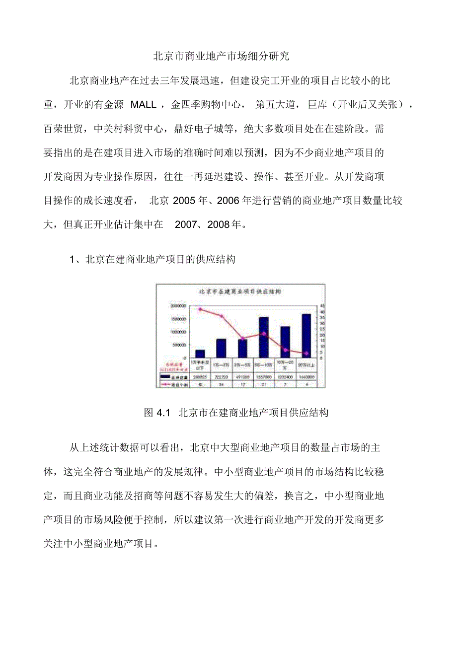 北京商业地产市场细分研究_第1页