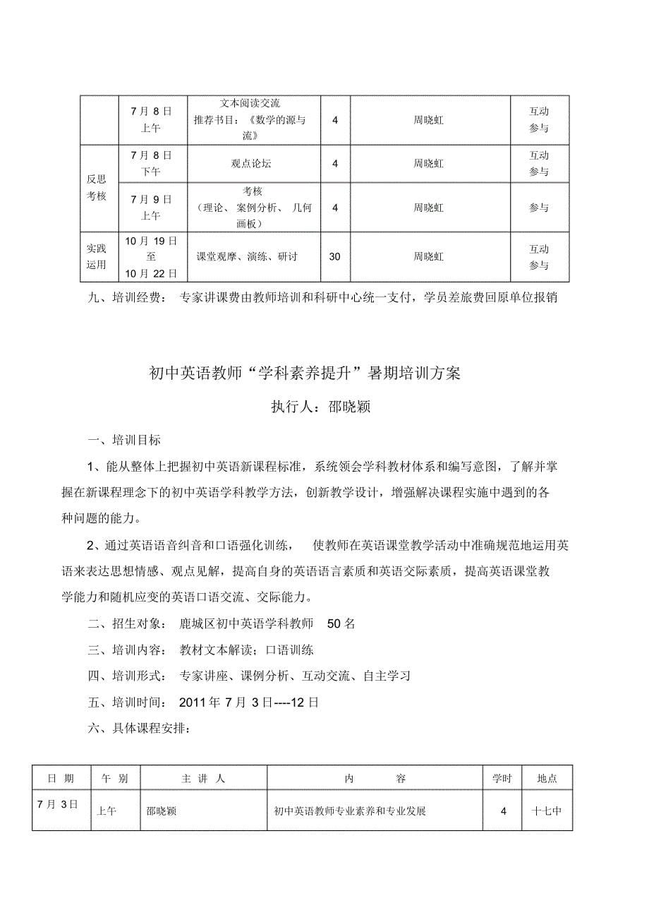 初中语文“写作教学”专题培训方案_第5页