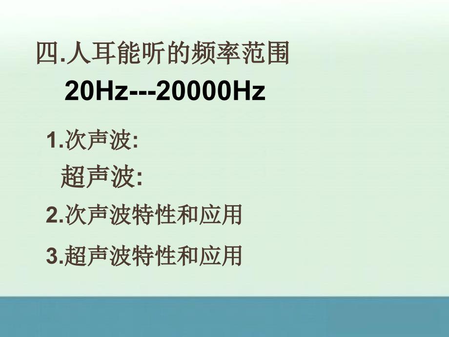 重庆市高中物理《多谱超次声》课件新人教版必修1_第3页