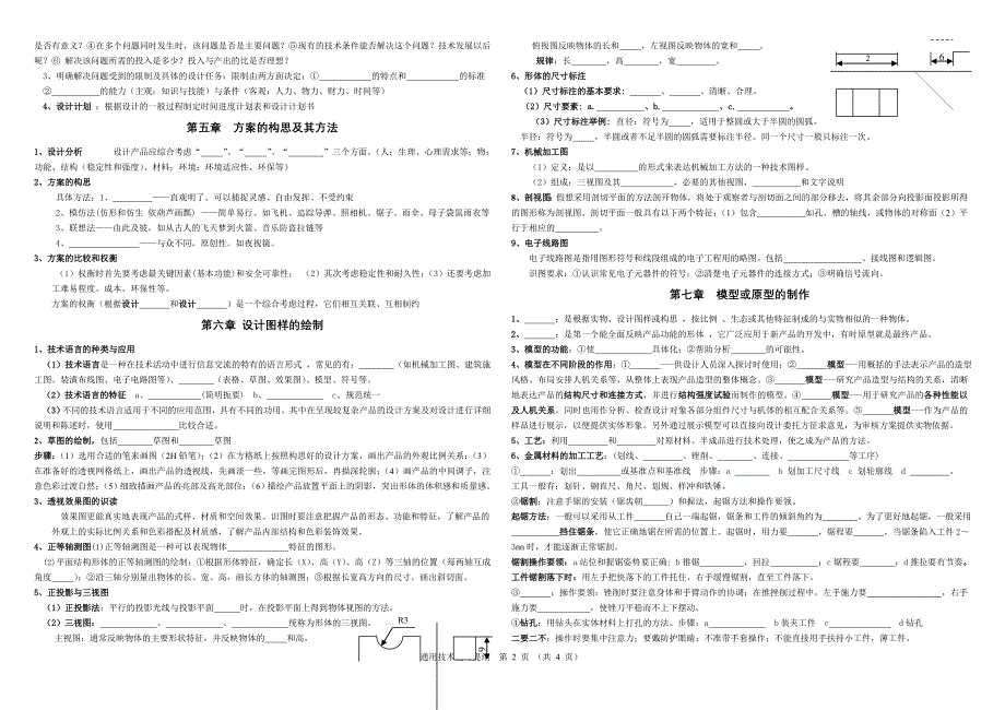 《通用技术》复习提纲_第2页