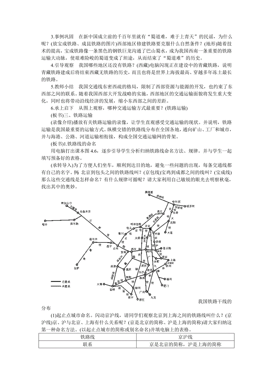 初二地理教案逐步完善的交通运输网2_第2页