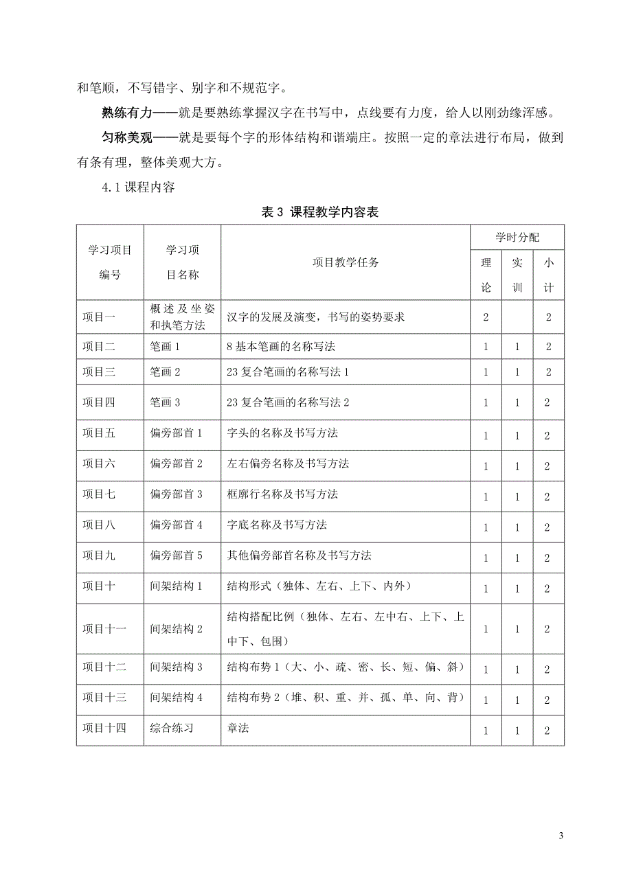 《汉字书写》课程标准_第3页