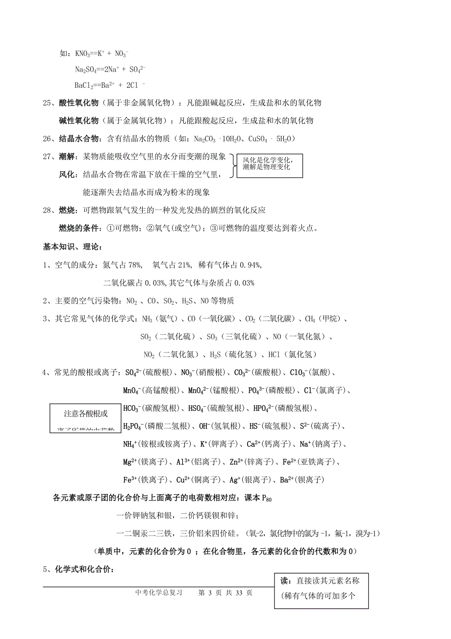 新编中考化学总复习知识点总结_第3页