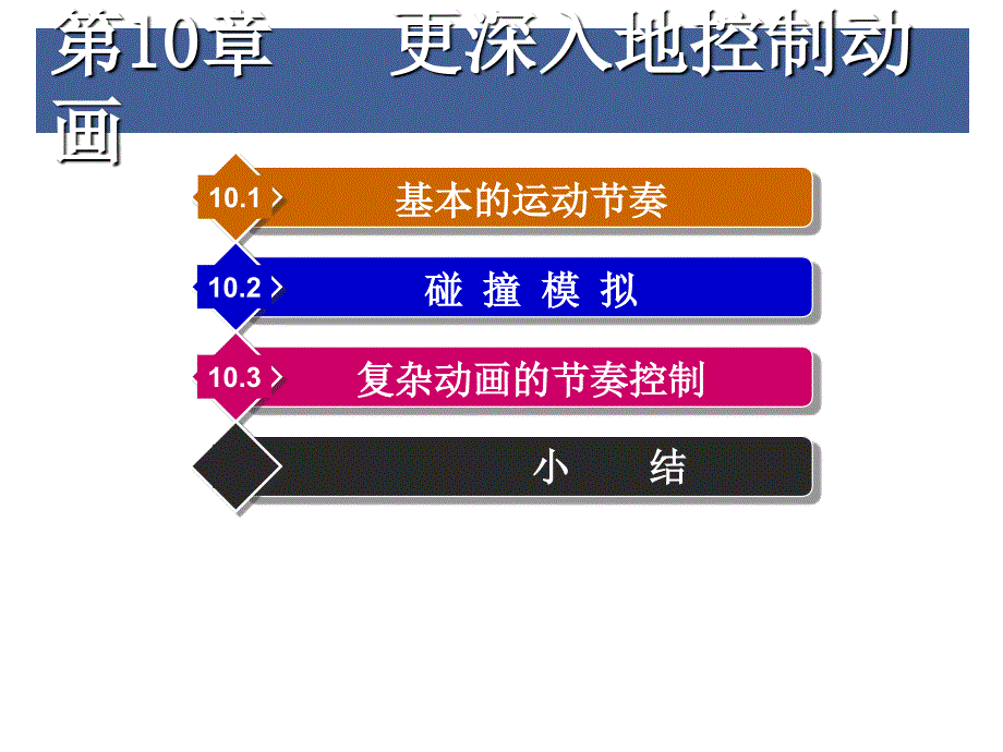 动画制作大学教程-flash第10章更深入地控制动画_第1页