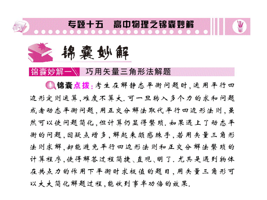 2010高考二轮复习专题15：高中物理之锦囊妙解_第2页