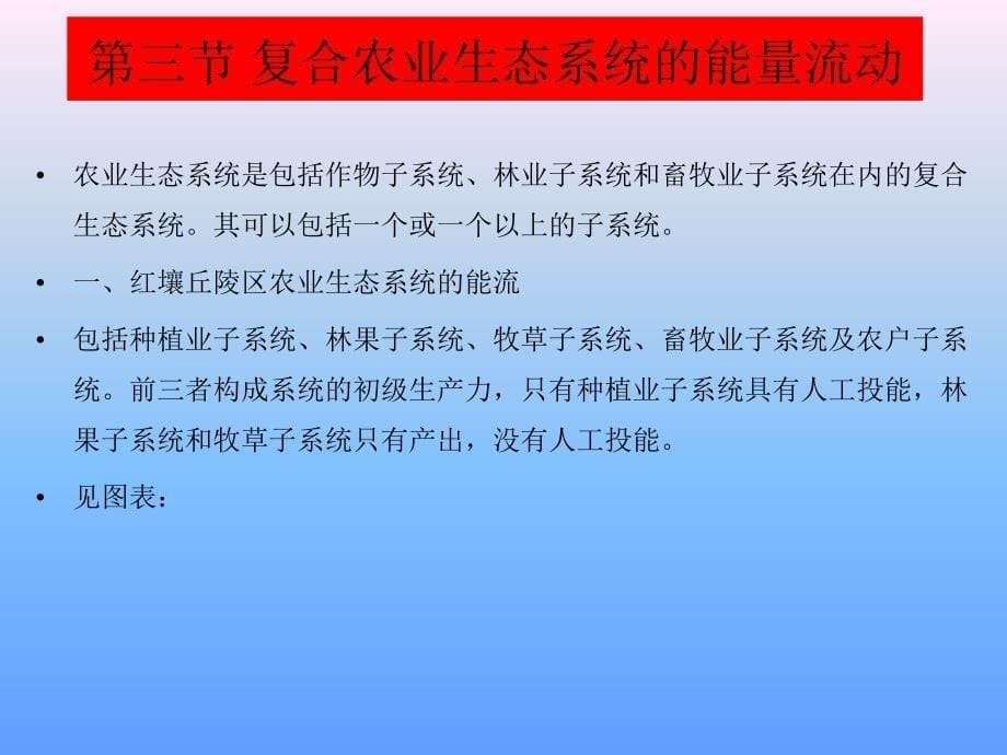 土壤生态学课件第五章农田生态系统中能流传递特点2_第5页