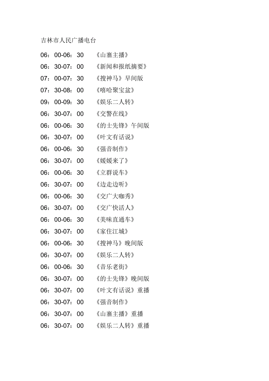 吉林市人民广播电台_第1页
