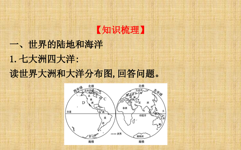 人教版2018年高考一轮171《世界地理概况》ppt课件_第3页