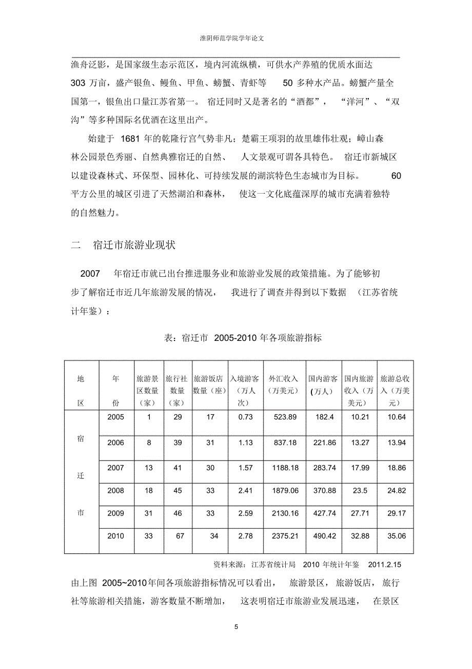 宿迁旅游业可持续发展研究_第5页