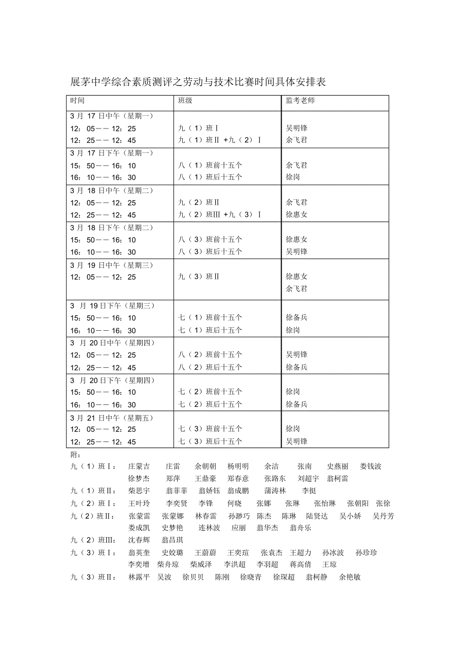 展茅中学综合素质测评―――――劳动与技术_第3页