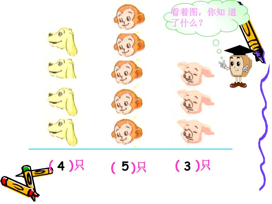 精品冀教版数学一年级下册《统计》课件_6_第4页