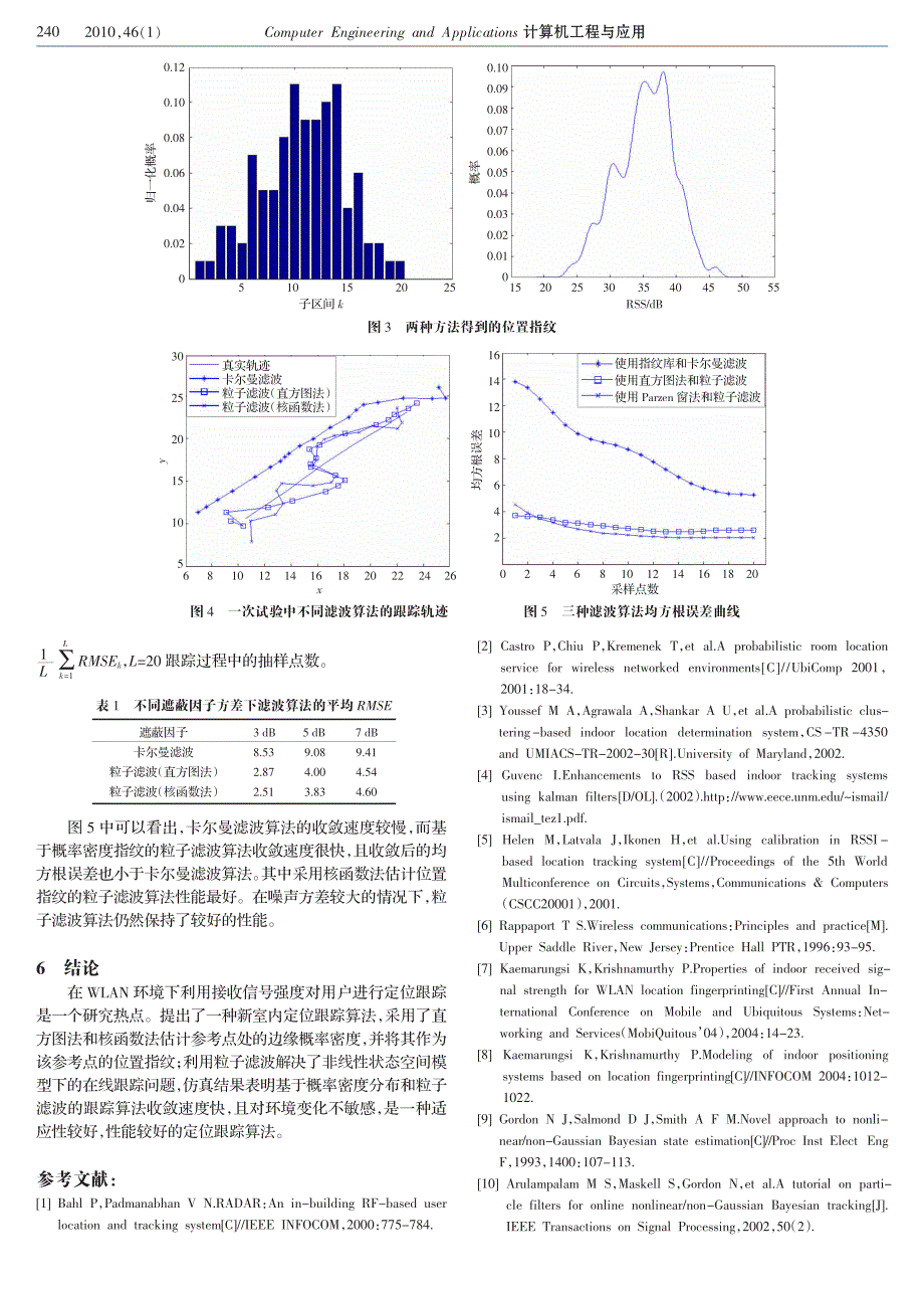 采用概率密度分布和粒子滤波的室内跟踪算法_第4页