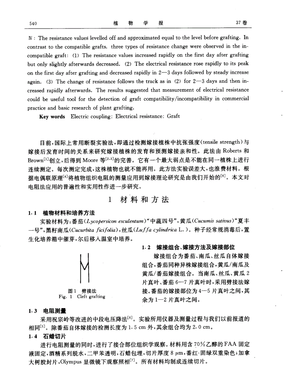 电偶联原理在嫁接基础研究中的应用_第2页