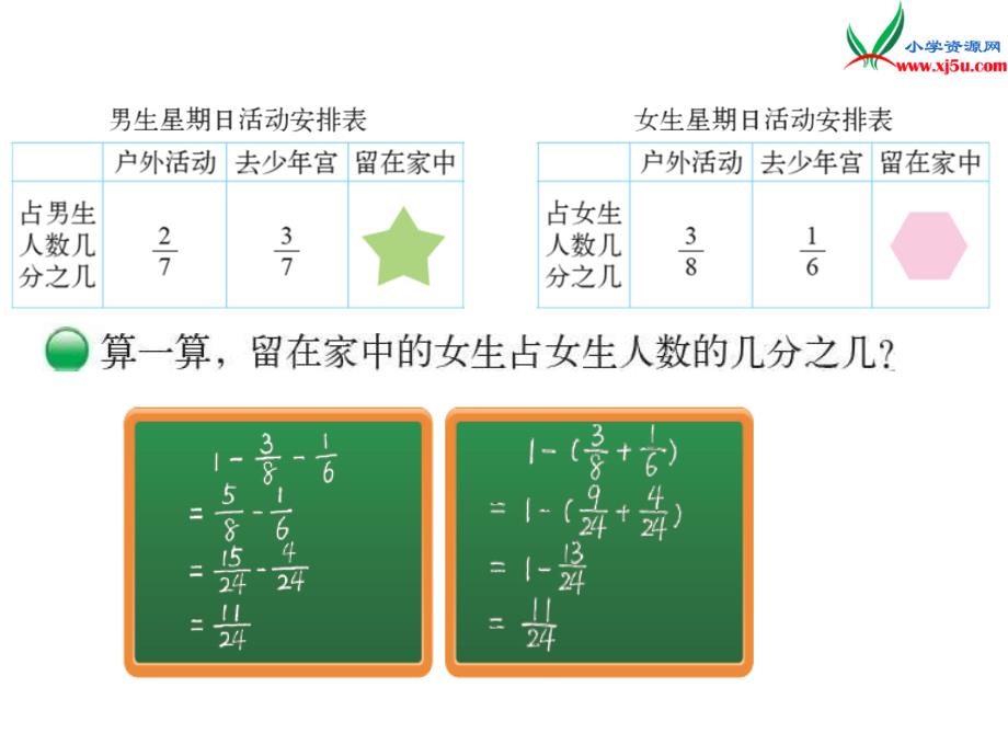 （北师大版）2018学年数学五年级下册第一单元星期日的安排_第3页