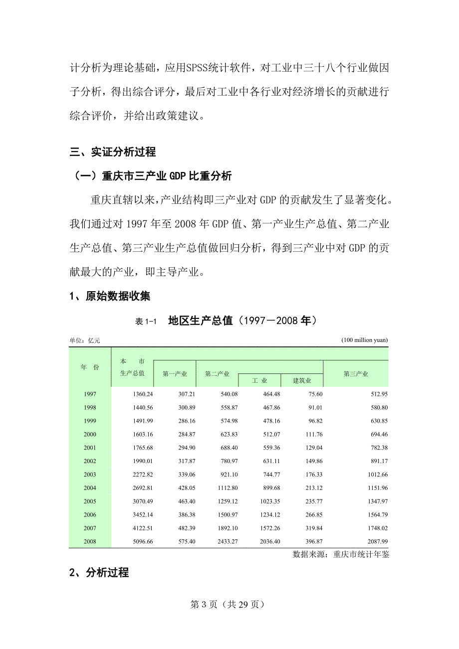 重庆市第二产业各行业对经济增长的贡献分析_第3页