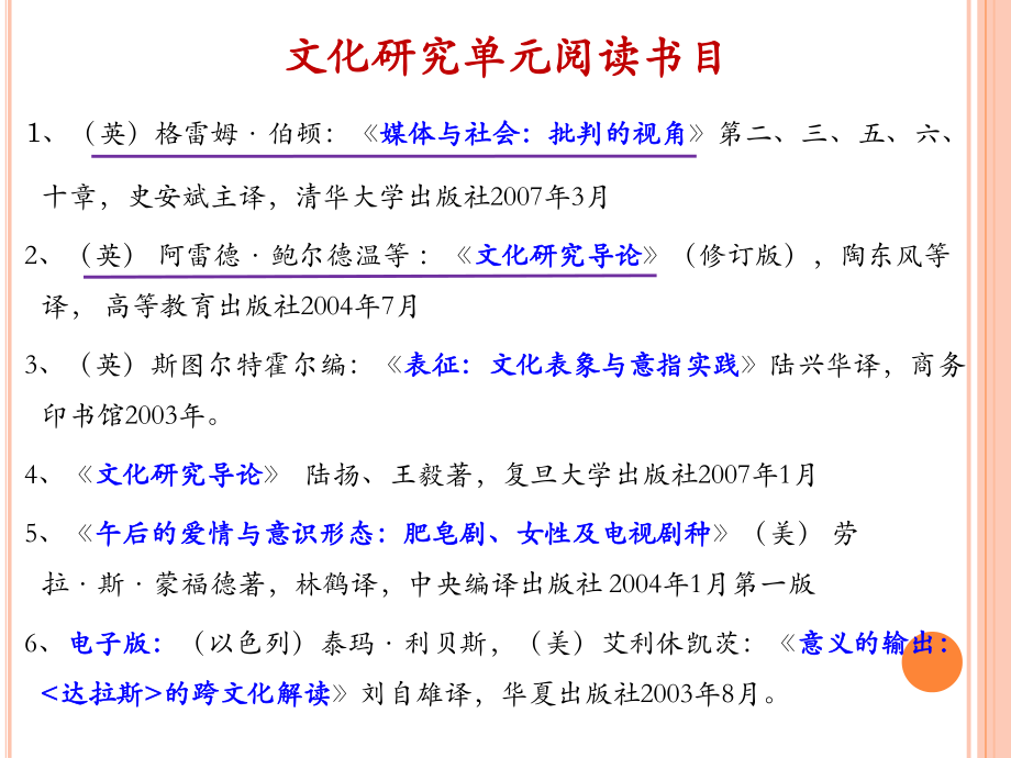 文化研究：理论与方法_第1页