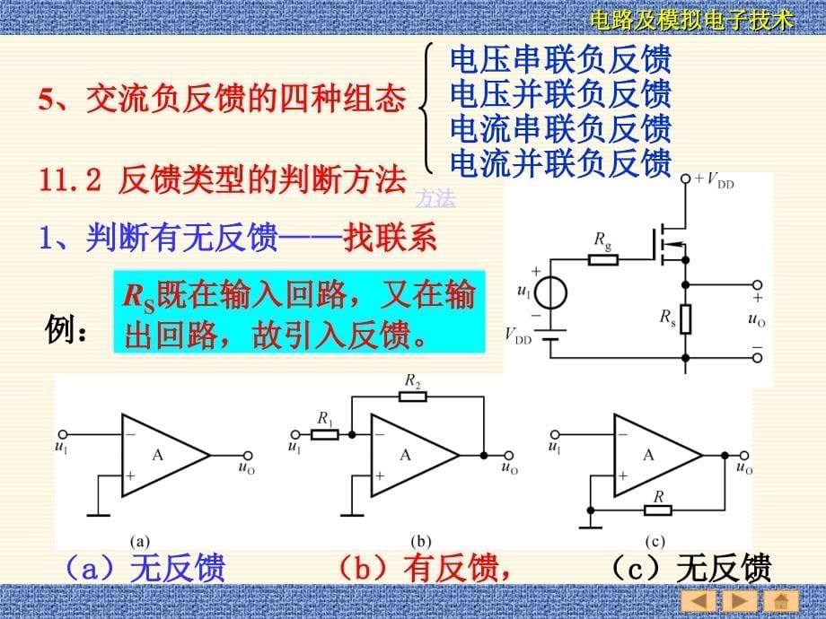 电路与模拟电子技术第11章电子电路中的反馈_第5页