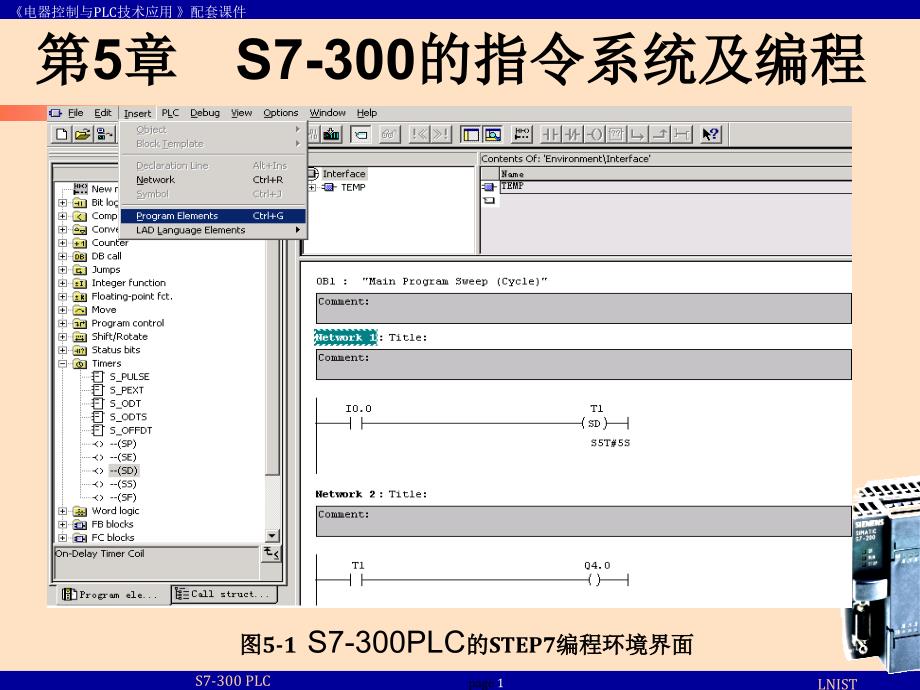 电器控制与plc技术应用第5章s7-300的指令系统及编程_第1页