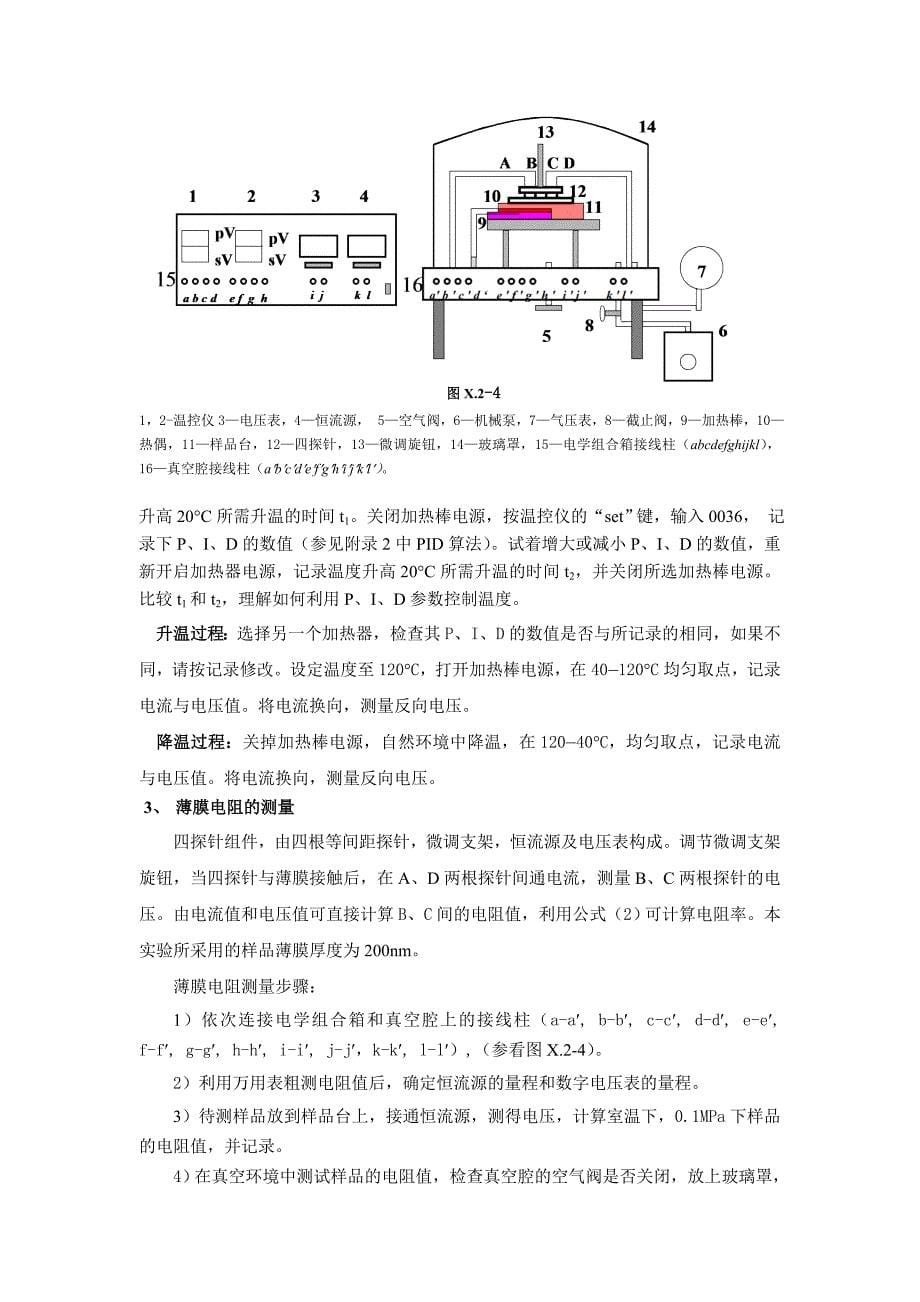 氧化钒薄膜的电阻特性研究_第5页