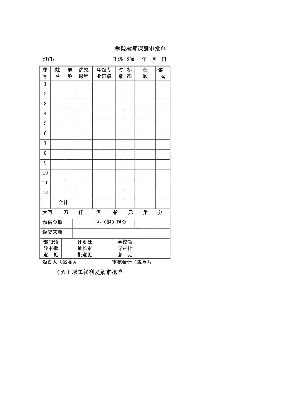 财务报销表格_第5页