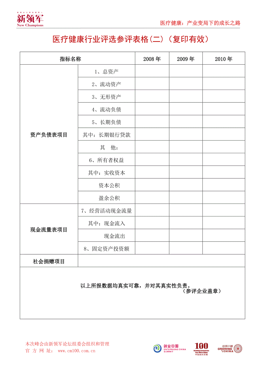 （附件三）医疗健康行业评选参评表格(一)（复印有效）_第3页